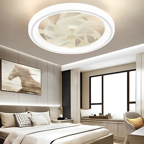 LED Light Ceiling Fan for Smart Bedrooms