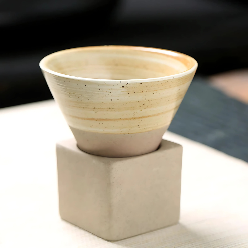 Japanese-Inspired Set of Artisanal Mugs for Coffee and Tea