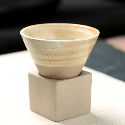 Japanese-Inspired Set of Artisanal Mugs for Coffee and Tea