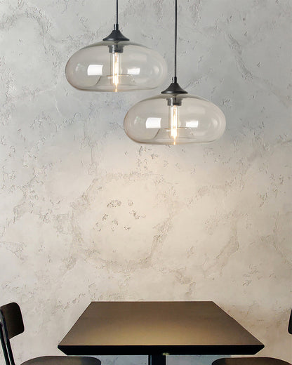 Glass Pendant Light Fixture