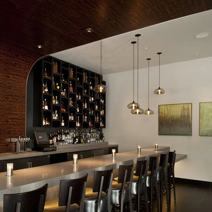 Glass Pendant Light Fixture