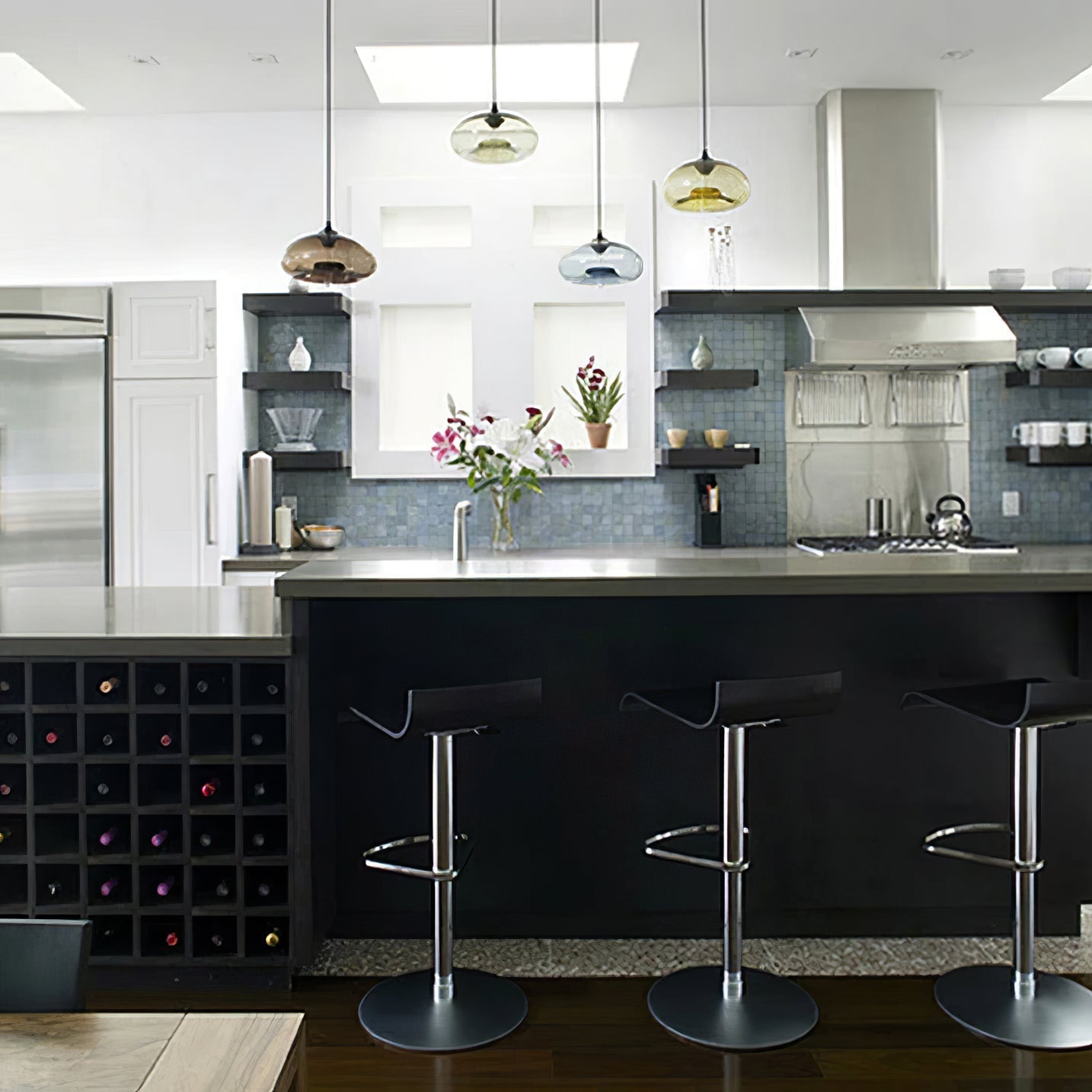 Glass Pendant Light Fixture