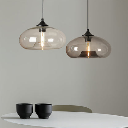 Glass Pendant Light Fixture