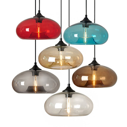Glass Pendant Light Fixture