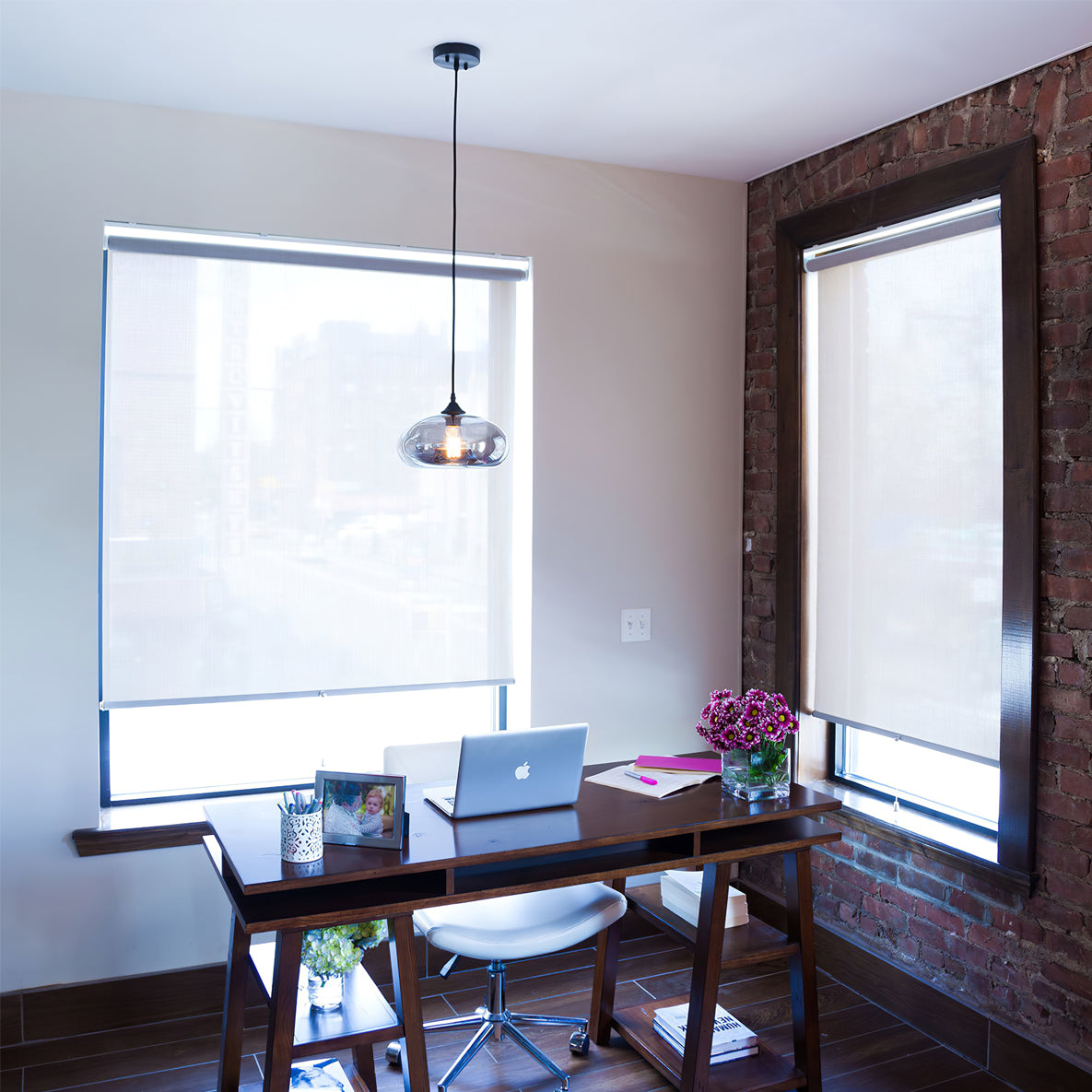 Glass Pendant Light Fixture