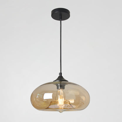 Glass Pendant Light Fixture