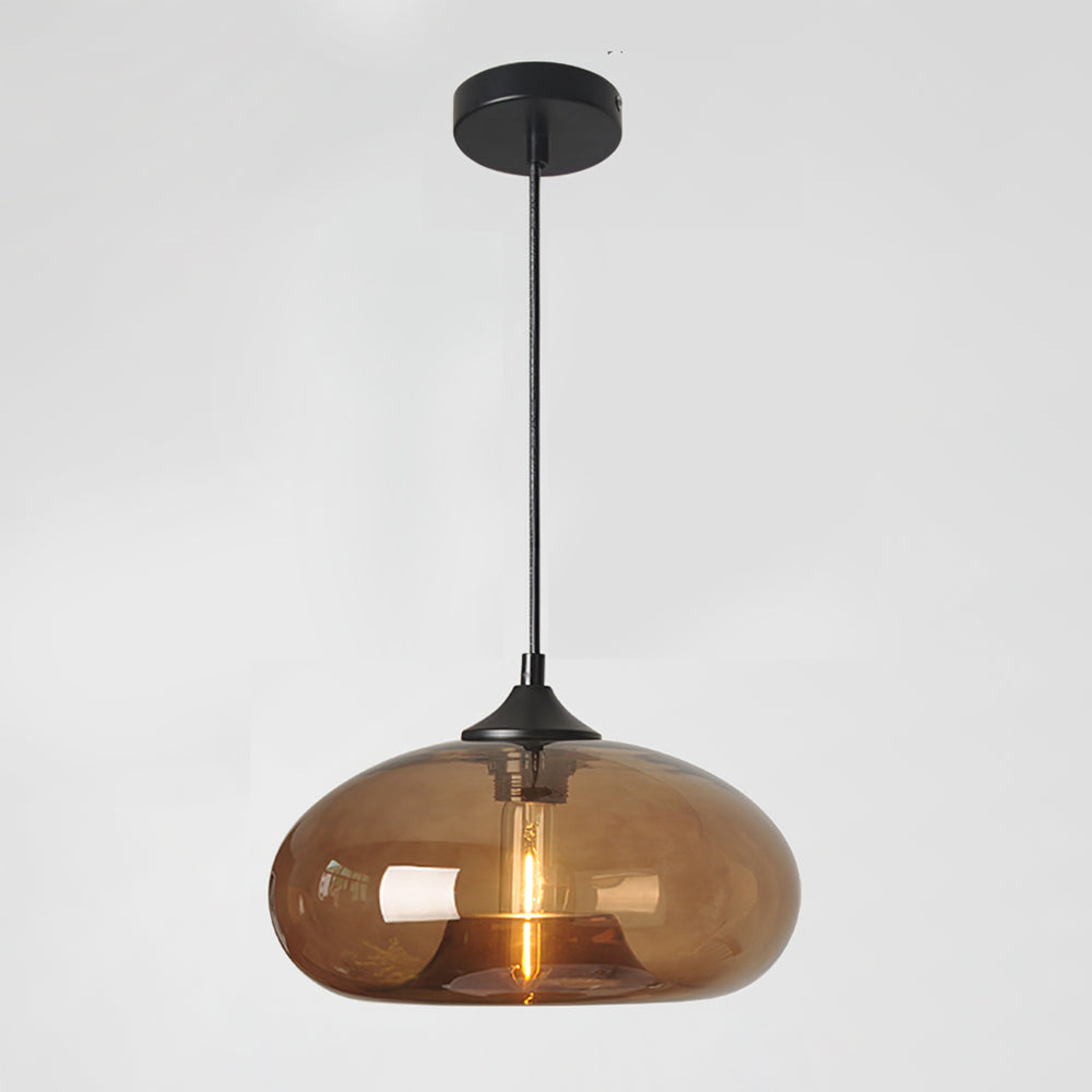 Glass Pendant Light Fixture