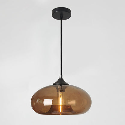 Glass Pendant Light Fixture