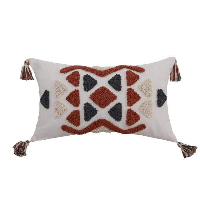 Geometric Design Pillow Cover in Berber Style