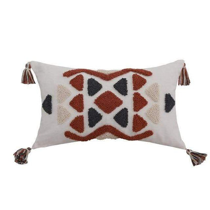 Geometric Design Pillow Cover in Berber Style