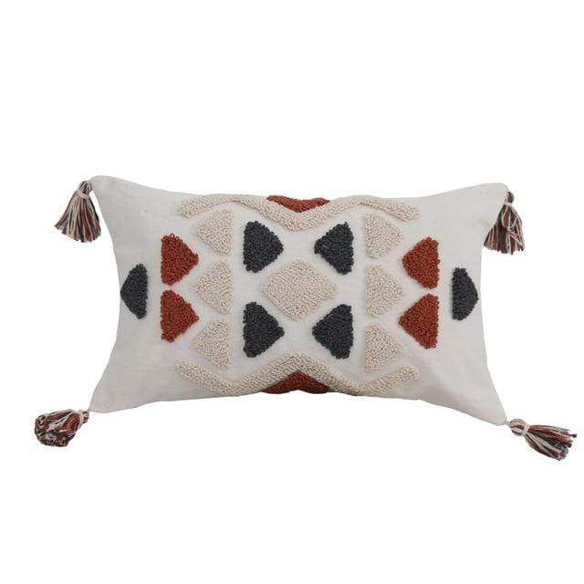 Geometric Design Pillow Cover in Berber Style