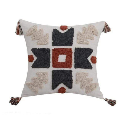 Geometric Design Pillow Cover in Berber Style