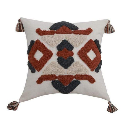Geometric Design Pillow Cover in Berber Style