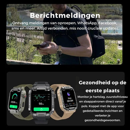 Durable Smartwatch for iOS & Android - Save Over €100