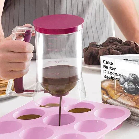 Batter Dispenser for Pancakes and Cupcakes – Easy to Use