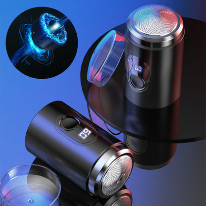 Waterproof Mini Digital Shaver for Men, Women, Unisex - Black/Blue