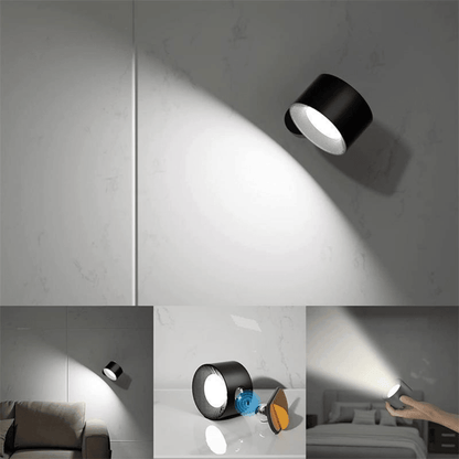 Rechargeable Wireless Wall Light – Versatile 360° LED Illumination