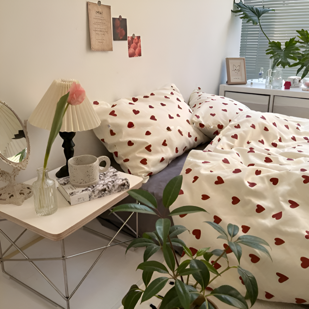 Heartfelt Comfort Bedding Set | Soft & Easy Care