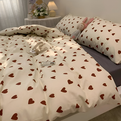 Heartfelt Comfort Bedding Set | Soft & Easy Care