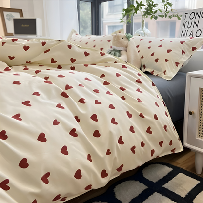Heartfelt Comfort Bedding Set | Soft & Easy Care