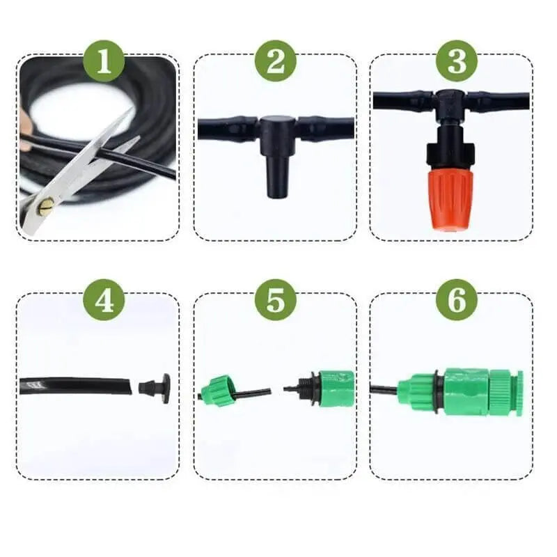 Effortless Plant Care | Automatic Fine Mist Irrigation System