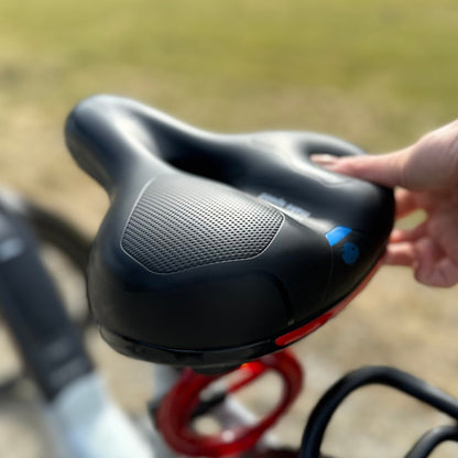 CloudComfort Pro Bike Seat | Pressure-Relieving Memory Foam | Black