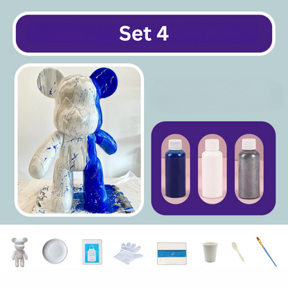 Colorful Bear Plush Toy