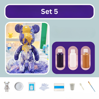Colorful Bear Plush Toy