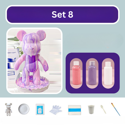 Colorful Bear Plush Toy