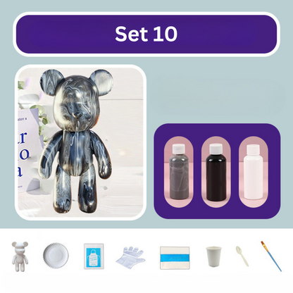 Colorful Bear Plush Toy