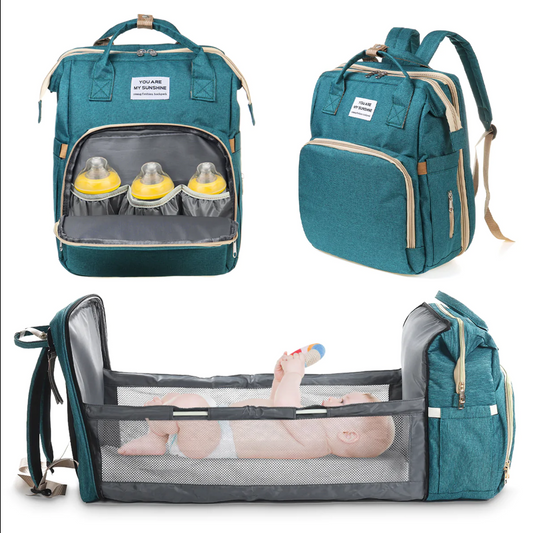 Multi-Function Baby Travel Backpack - 4-in-1 Design