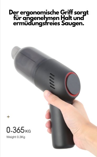 Cordless Handheld Vacuum with 8000 Pa Suction Power