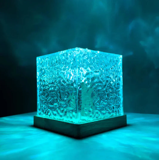 AuroraGlow LED Mood Lamp – 16-Color Northern Lights with Remote Control