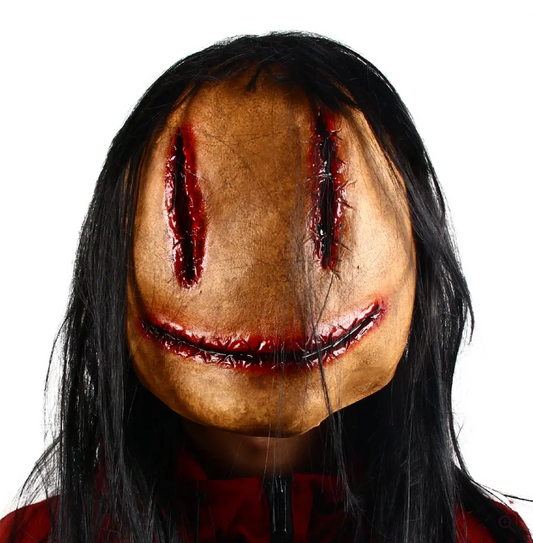 Fun Crazy Smile Face Mask