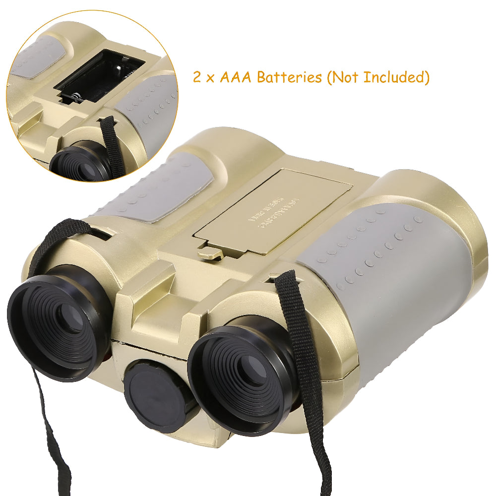 Night Vision Binoculars for Kids - Outdoor Adventure Exploration Toy