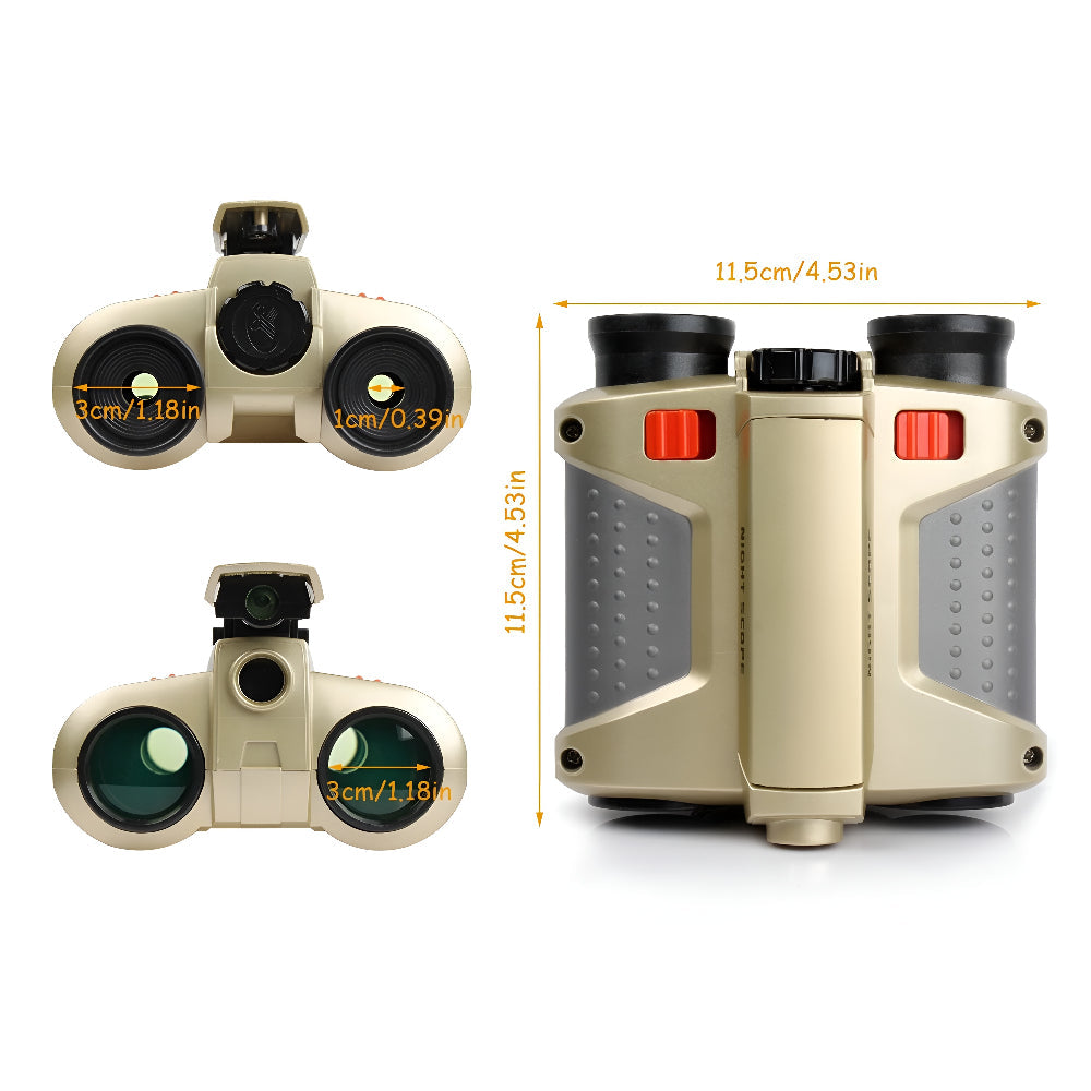 Night Vision Binoculars for Kids - Outdoor Adventure Exploration Toy