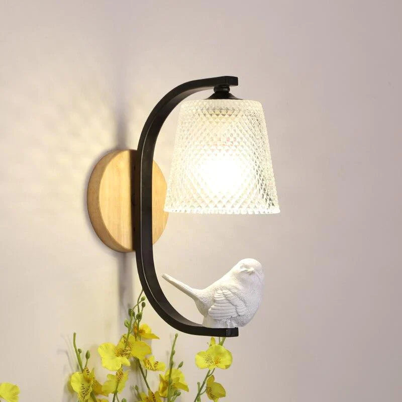 Wall Lamp with Bird Design – Taalita Style