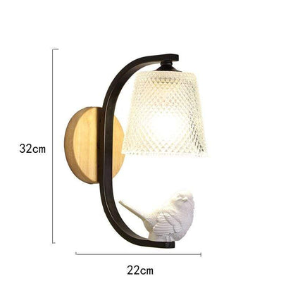 Wall Lamp with Bird Design – Taalita Style