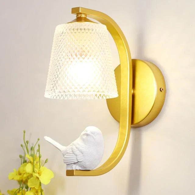 Wall Lamp with Bird Design – Taalita Style
