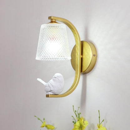 Wall Lamp with Bird Design – Taalita Style
