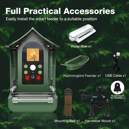 Smart Bird Feeder with PIR Motion Sensor and Automatic Capture