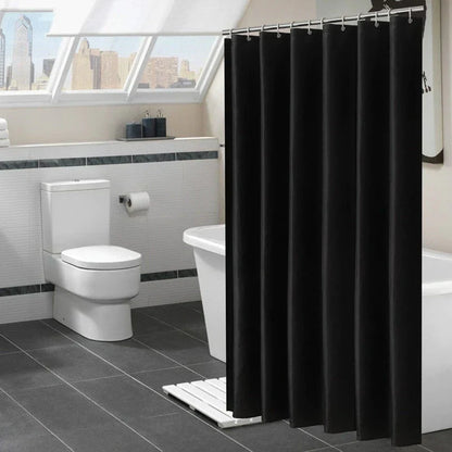 Black Shower Curtain for Bathroom Decor