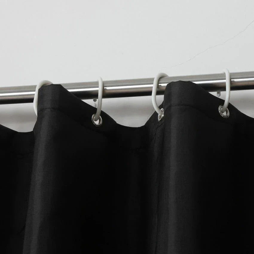 Black Shower Curtain for Bathroom Decor