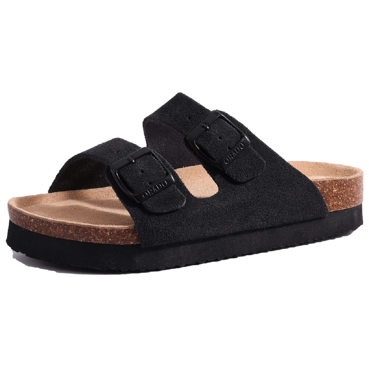 Summer Beach Sandals with Soft Cork Footbed and Suede Platform for All