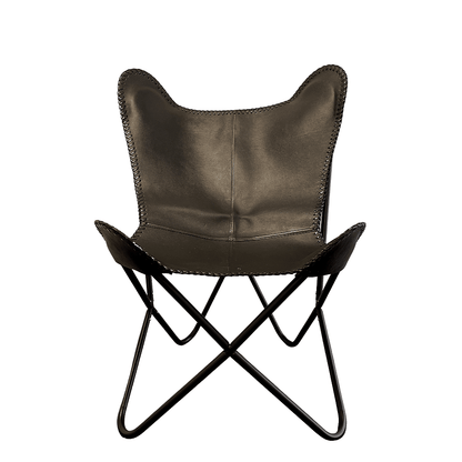 Genuine Leather Bat Chair in Various Colors Available