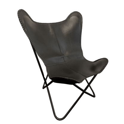 Genuine Leather Bat Chair in Various Colors Available