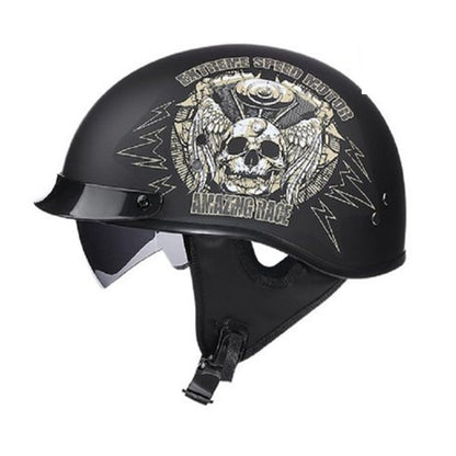 Retro Motorbike Safety Helmet