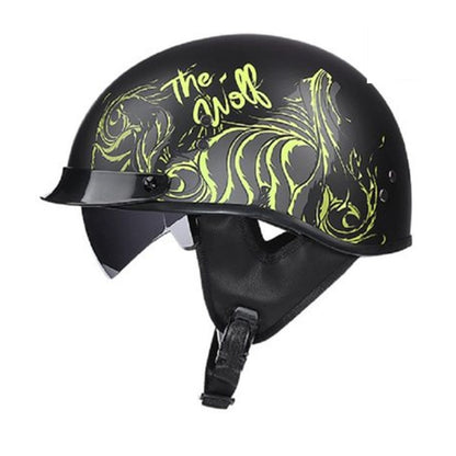 Retro Motorbike Safety Helmet