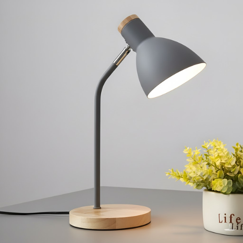 Adjustable LED Desk Lamp with Nordic Design – Comfortable Light for Reading & Living Areas