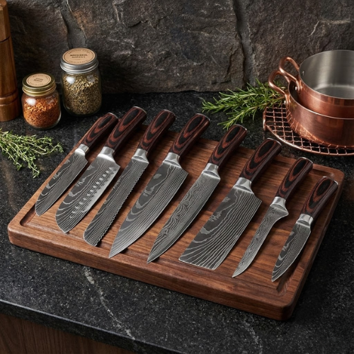 Professional Kitchen Knife Set for Chefs
